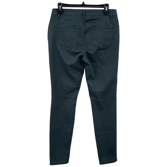 Westport Sz 4 Green Skinny Leg Pants Comfort Stretch Material Casual Flat Front - Picture 2 of 9